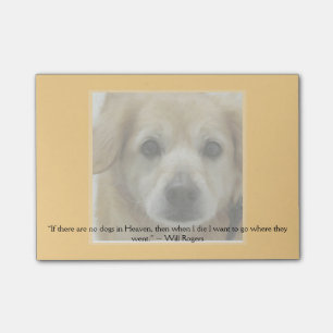 Template - Pet Picture and Quote (or keep this!) Post-it Notes