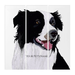 Template Pet Portrait Triptych