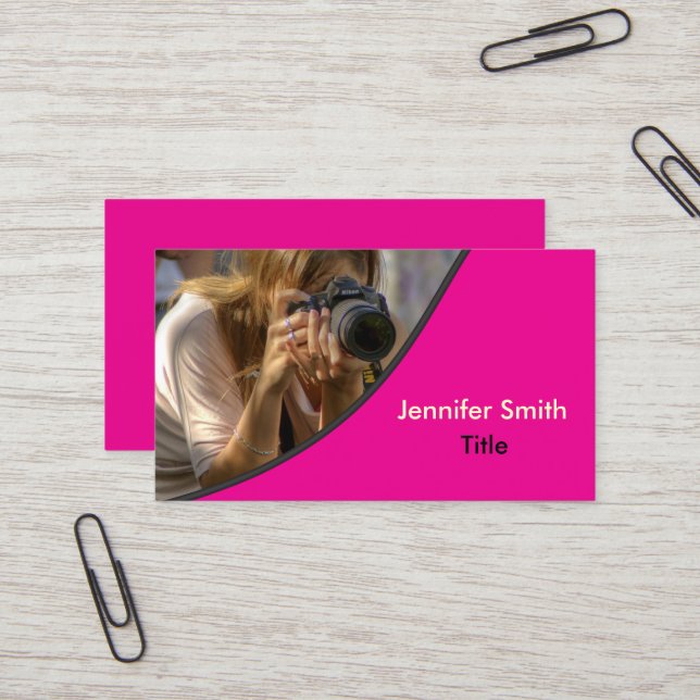 Template | Photography - Photo Business Card (Front/Back In Situ)