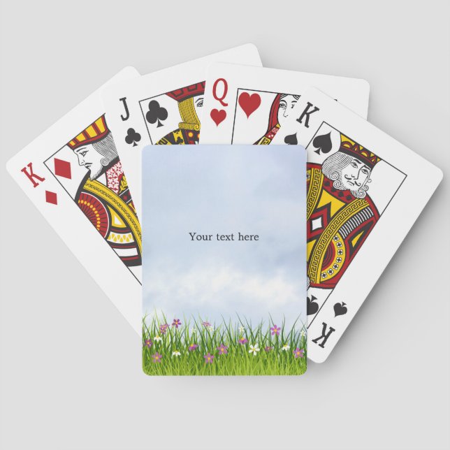 Template,  poker cards (Back)