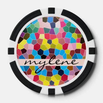 Template - Poker Chips by BeverlyClaire at Zazzle