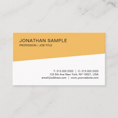 Template Professional Elegant Modern Minimalist Business Card