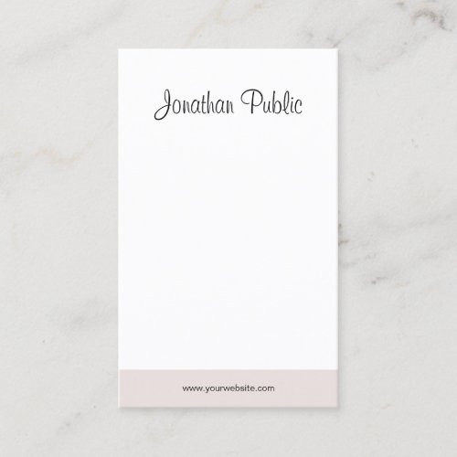 Template Professional Modern Minimalist Elegant Business Card
