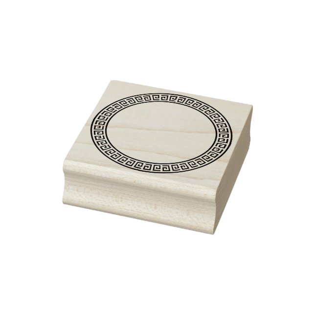 template put your name roman decorative art stamp (Stamp)