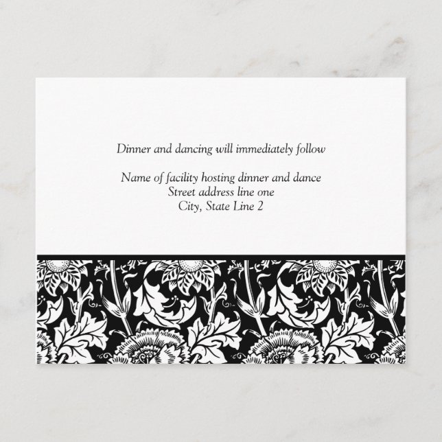 Template Reception Cards (Front)