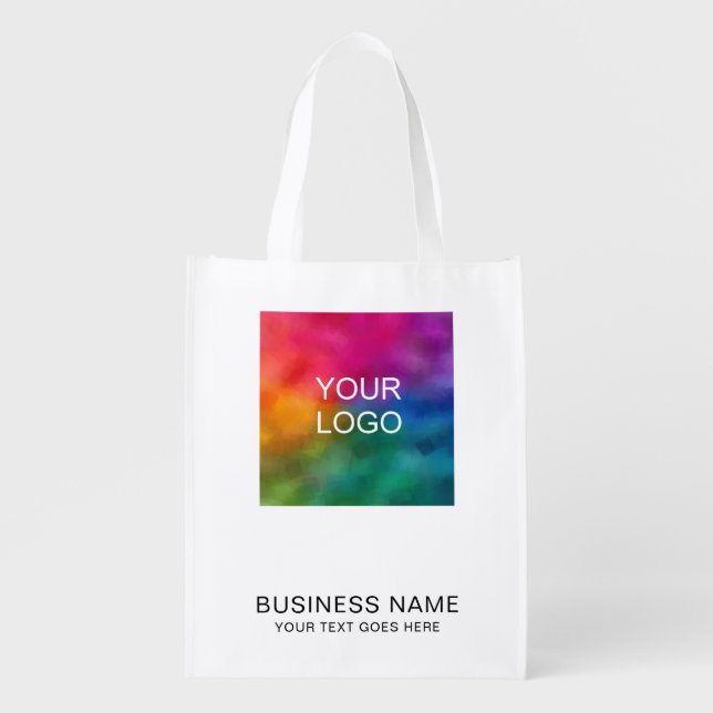 Template Reusable Grocery Bag Business Company (Front)