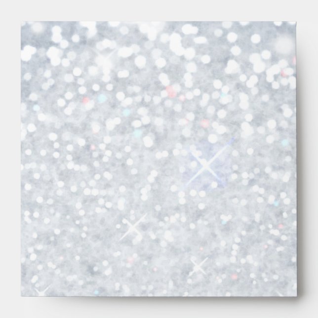 template,silver,glitter,glam,faux,happy holidays,w envelope (Front)