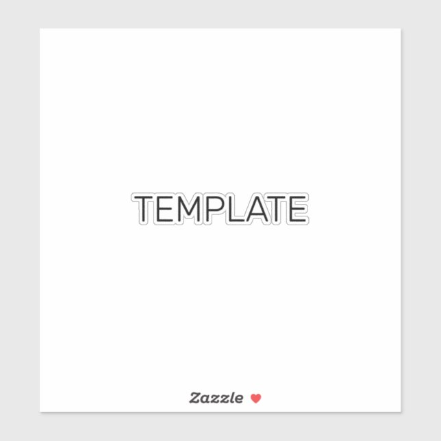 TEMPLATE STICKER (Sheet)