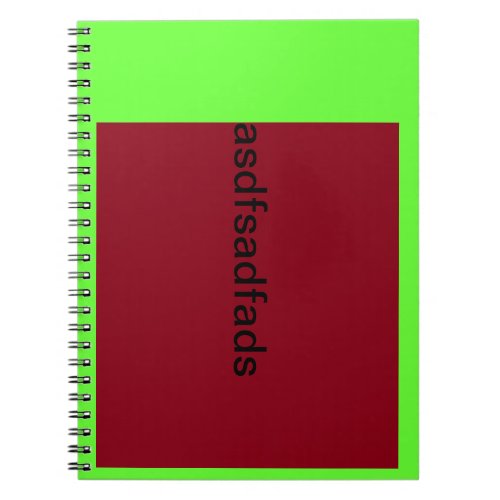 template test notebook
