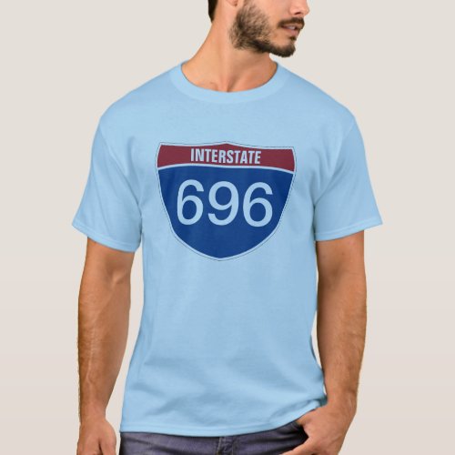 Template text INTERSTATE THREE DIGIT NUMBERS T_Shirt