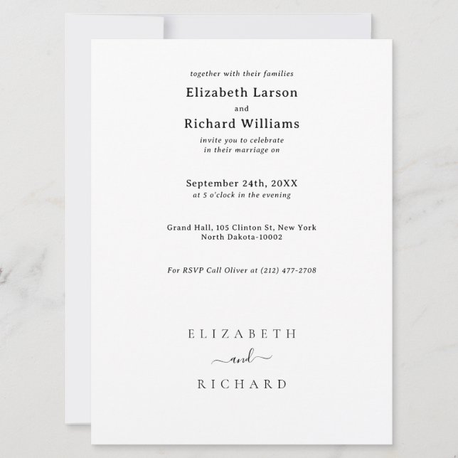 Template Text Wedding (Front)