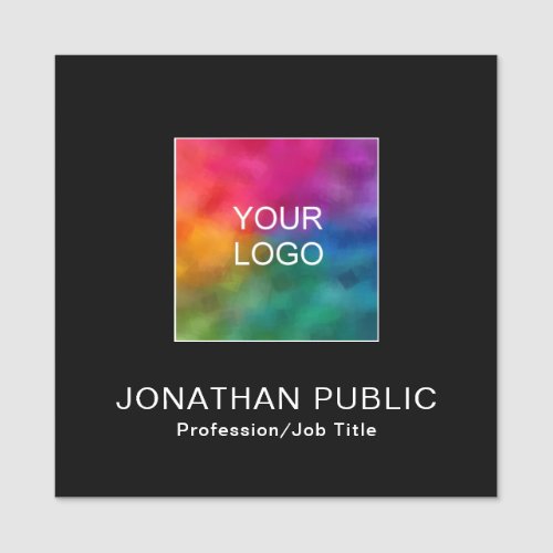 Template Upload Add Your Own Logo Here Elegant Name Tag