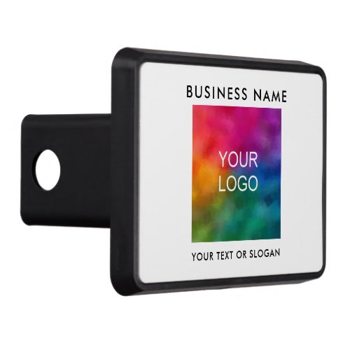 Template Upload Business Logo Here Custom Simple Hitch Cover