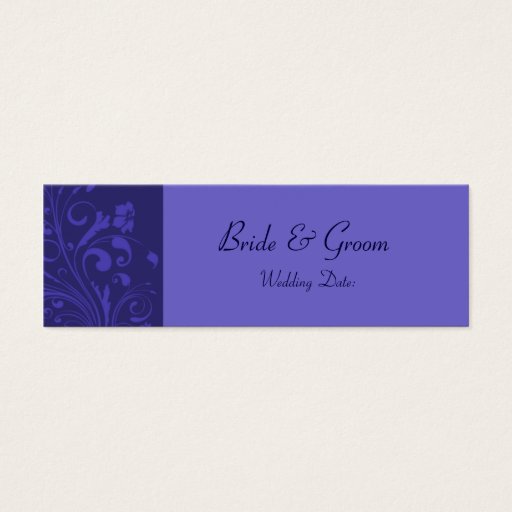 Customizable Template - Wedding Favor Tag Business Cards