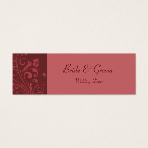 Template - Wedding Favor Tag Business Card