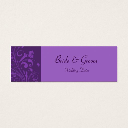Customizable Template - Wedding Favor Tag Business Card Templates