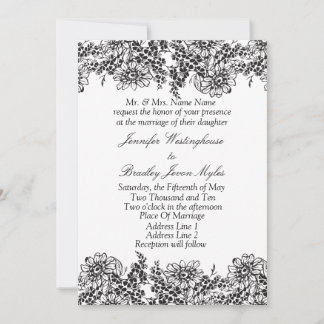 Template Wedding Invitations