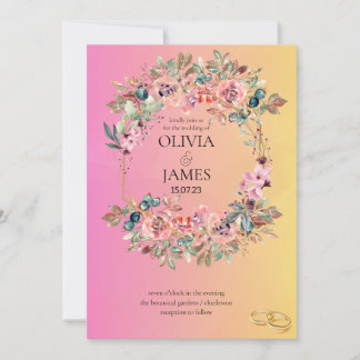 TEMPLATE WEDDING INVITATIONS ONLINE with border