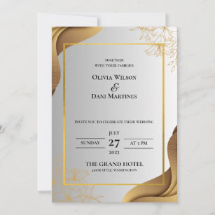 TEMPLATE WEDDING INVITATIONS ONLINE with border