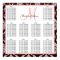 Template Wedding Seating Chart Brown Damask Pink