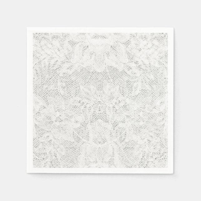 Template - White Lace Background Napkins (Front)