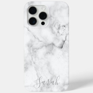 Template White Marble Pattern iPhone Case