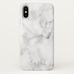 Template White Marble Pattern Iphone Xs Case at Zazzle
