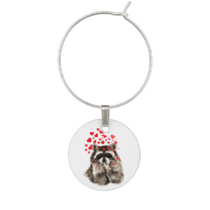 template wine glass charm