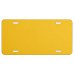 Template Yellow License Plate at Zazzle