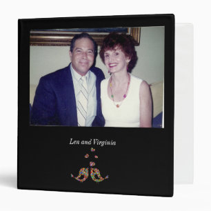 Template, your own photo and text, 3 ring binder