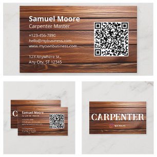 Templates for Woodworkers Business Card