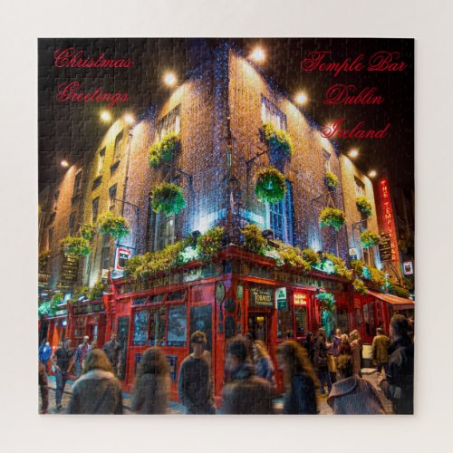 Temple Bar Dublin Ireland Jigsaw Puzzle