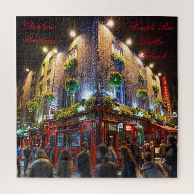 Temple Bar Dublin Ireland. Jigsaw Puzzle (Vertical)