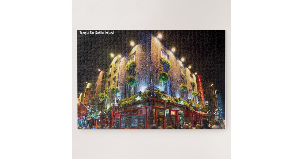 Temple Bar Dublin Ireland. Jigsaw Puzzle Zazzle