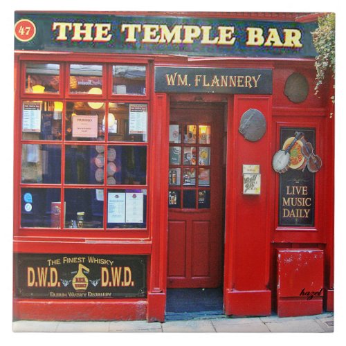 Temple Bar Dublin Temple Bar Ceramic Tile