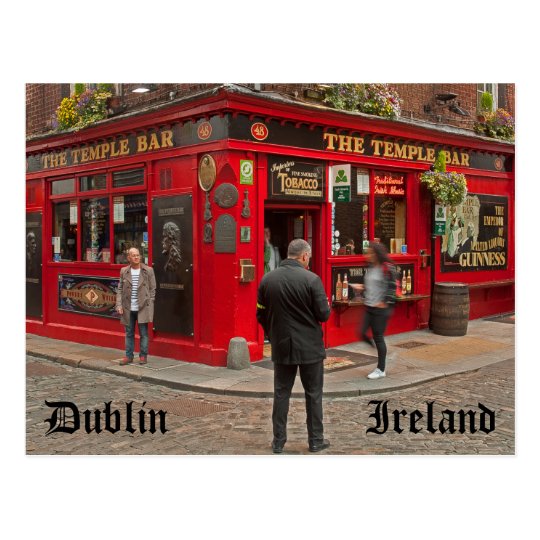 Temple Bar in Dublin, Ireland Postcard