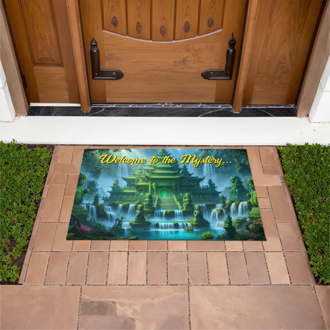 Temple Castle of the Secret Jade Throne Doormat (Outdoor)