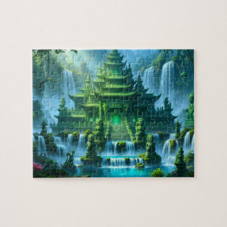 Temple Castle of the Secret Jade Throne Jigsaw Puzzle