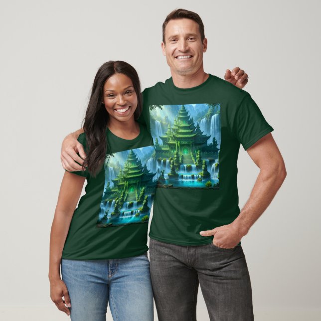 Temple Castle of the Secret Jade Throne T-Shirt (Unisex)