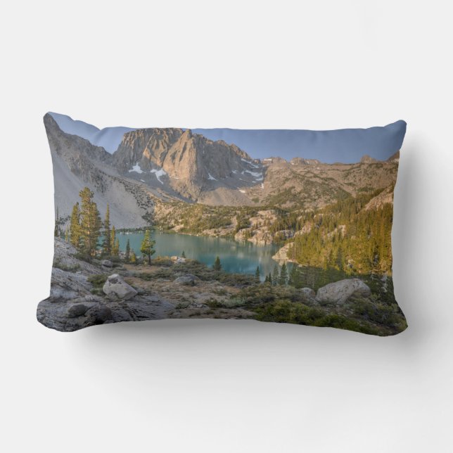 Temple Crag and Second Lake Lumbar Pillow (Front)