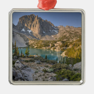 Temple Crag and Second Lake Metal Ornament
