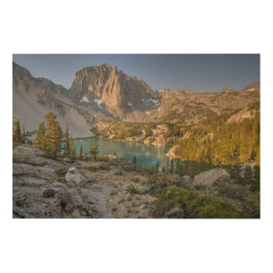 Temple Crag and Second Lake Wood Wall Art