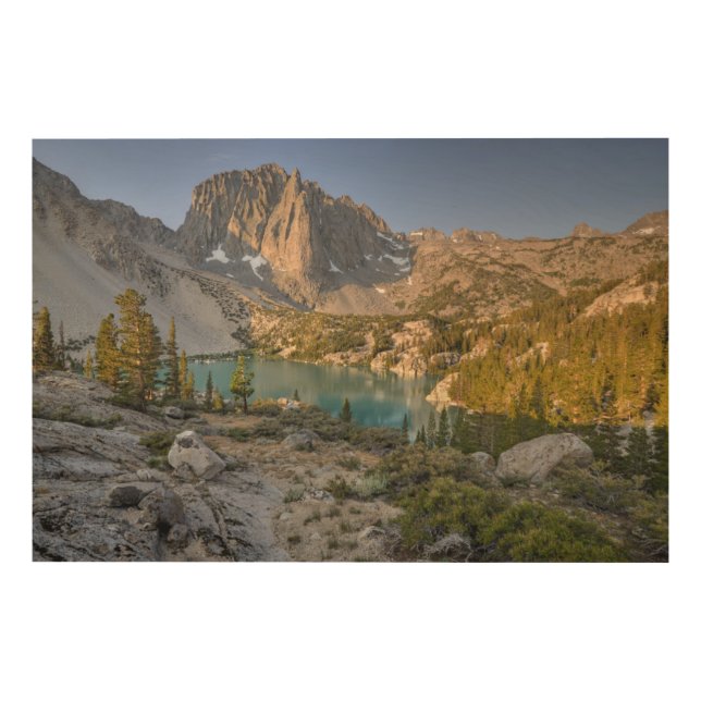 Temple Crag and Second Lake Wood Wall Art (Front)