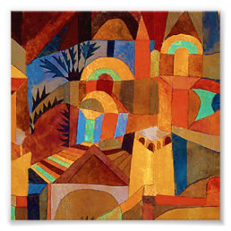 “Temple Gardens” by Paul Klee Photo Print