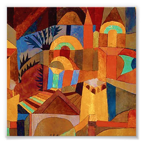 Temple Gardens by Paul Klee Photo Print