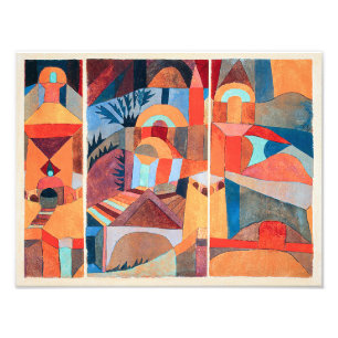 Temple Gardens Paul Klee Photo Print