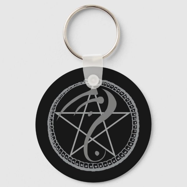 Temple House Sahjaza emblem keychain (Front)