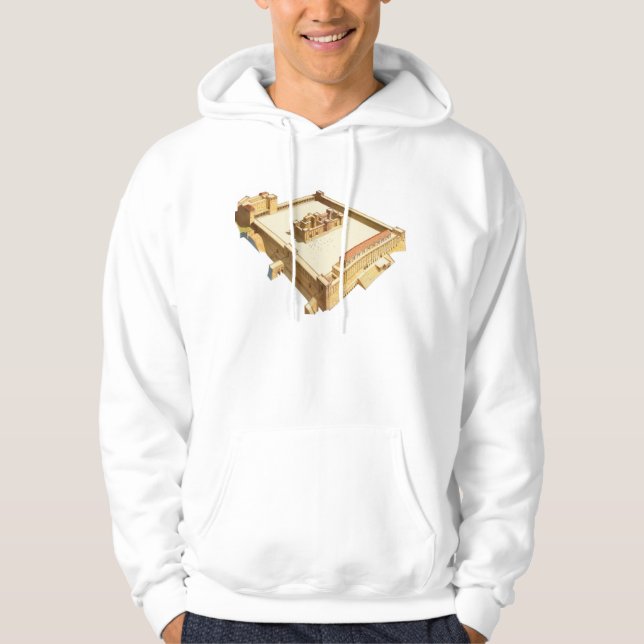 Temple in Jerusalem. Herod's Temple Hoodie (Front)