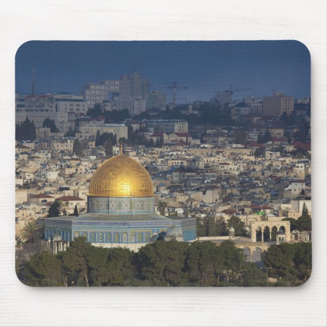 Temple Mount and Dome of the Rock, dawn Mouse Pad (Front)