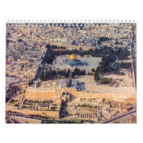 Temple Mount Old City Jerusalem Dome of the Rock Calendar